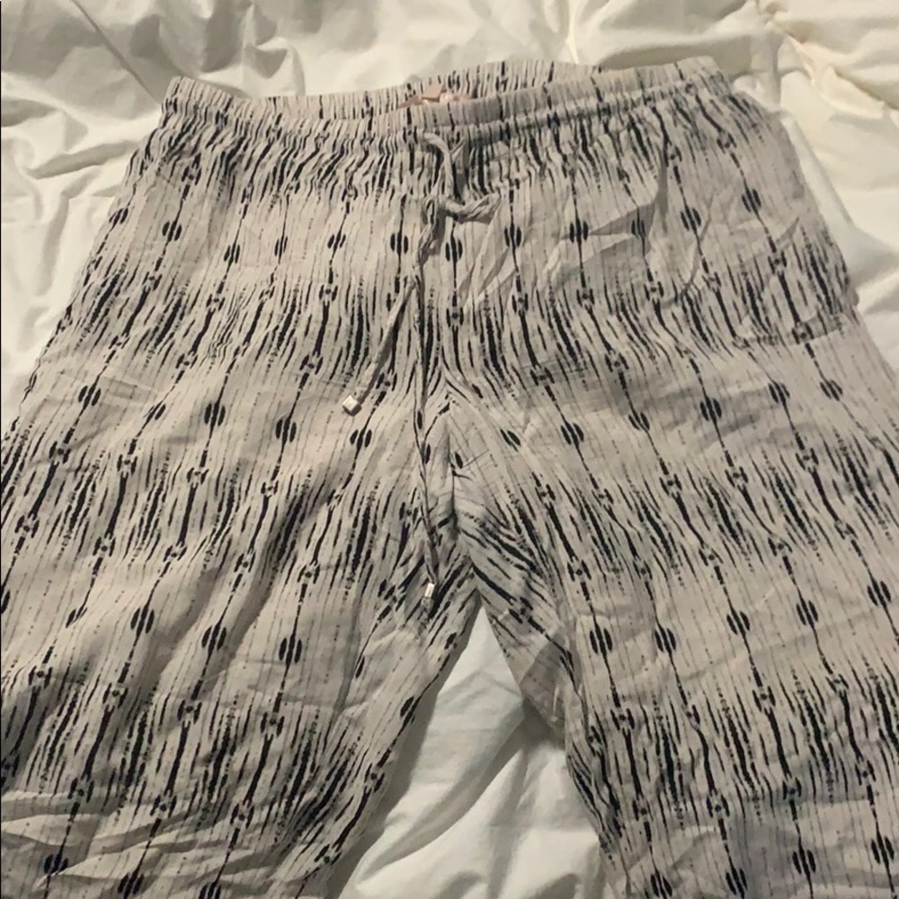 Philosophy printed linen like pants